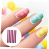 TOVINANNA 6pcs Nail Art Stamping Pen Easy to Use Flower