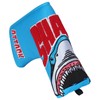 Golf Putter Blade Club Head Cover Pingtype Magnetic Blue PU