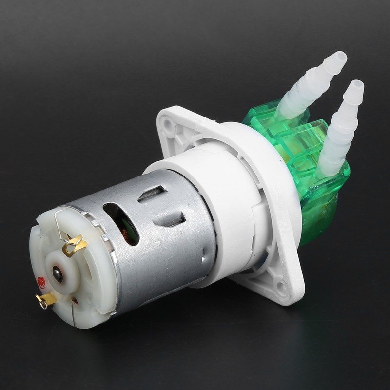 DC Mini Peristaltic Pump Liquid Dosing Water with BPT Tube