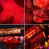 WAYLLSHINE 4 Pack Red Light Flashlight Single Mode Red LED