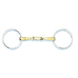 Stübben Loose-Ring-Snaffle Double-Broken 2222 - 6 - 15,0cm