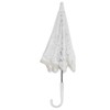 Lace Wedding Umbrella Romantic Embroidery Flower Bridal Umbrella Ergonomic Handle