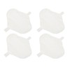 4pcs Feminine Cloth Pads Blue Pure Cotton Washable Reusable Breathable