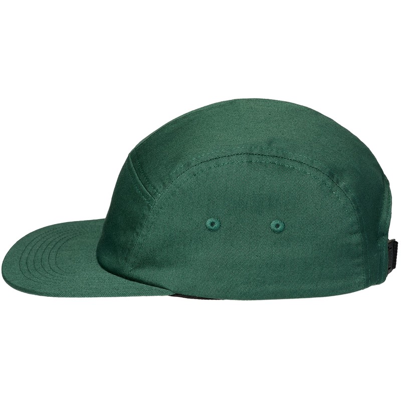 Pembroke® 5 Panel Cap, 100% Cotton, Adjustable Size, dark green,