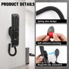 Magnetic Remote Leash Control Holder with Security Cable, Retractable Tidy