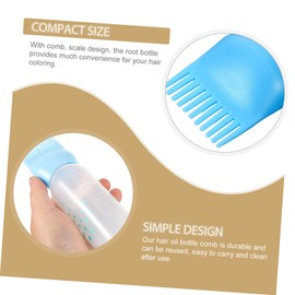 BIUDECO Hair Applicator Bottle for Hair Coloring Root Bottle Applicator with Scale Plastic Simple Design