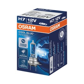 OSRAM 64210CBI COOL BLUE INTENSE H7, halogen headlight lamp, 64210CBI, 12 V passenger car, 1 folding carton box (1 unit)