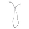 Aqua Vista 3-in. White Handheld Shower Head with 3 Spray