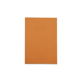 Rhino Stationery Exercise Book | A4 | 80 Page | 8mm Lined With Margin | Orange | Learning Resources | School Books | Pack of 1