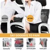CharmBurst Ergonomic Lumbar Cushion with Cover, Lumbar Cushion Car with