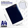 G4GADGET 2025 A4 Week To View Blue Diary Week On