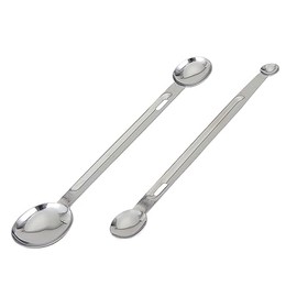 Kai KAI KITCHEN DH8122 Stainless Steel Long Measuring Spoons, Set of 2, Tbsp, 1/2 Tsp, Little, 4 Types, Dishwasher Safe, Silver, Made in Japan