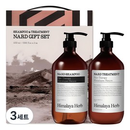 Nard shampoo 1L + treatment 1L gift set, 3 sets / 나드 샴푸 1L + 트리트먼트 1L 선물세트, 3세트