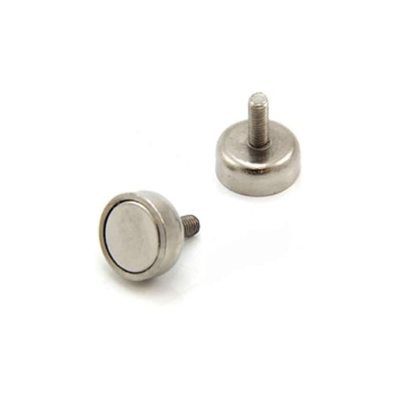 N42 Neodymium Pot Magnet with M3 Stud for Arts, Crafts,