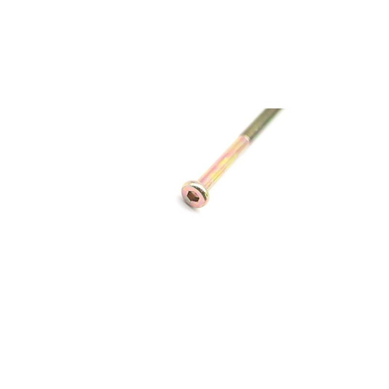 binifiMux 10-Pack M8x110mm Half Thread Furniture Barrel Screws Bolt Nuts