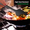 3 Pack Large Silicone Spatula for Kitchen,600°F Heat resistant Rubber