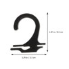 SOESFOUFU Sock Display Hooks Lightweight Plastic Sock Hangers for Retail