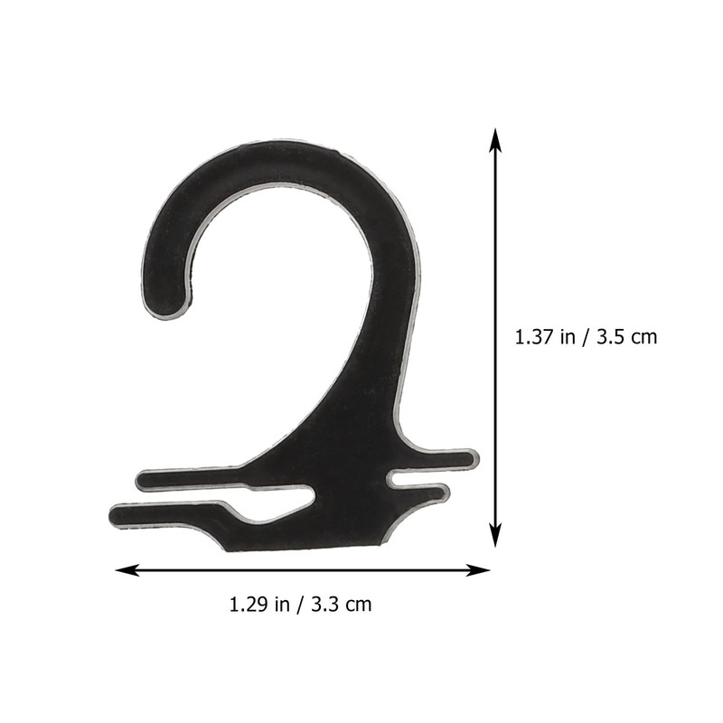 SOESFOUFU Sock Display Hooks Lightweight Plastic Sock Hangers for Retail
