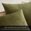 MIULEE Velvet Soft Soild Microfiber Decorative Square Pillow Case Throw
