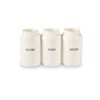 Farmhouse Ceramic Triple Utensil Holder