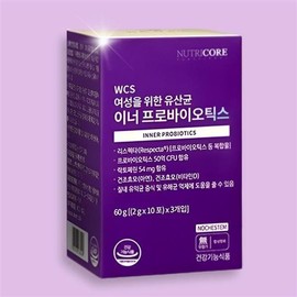 Sellerhub 뉴트리코어 여성을 위한 유산균 이너 프로바이오틱스 30포 x 1박스 (S37445500) NutriCore Women's Probiotic Inner Probiotics 30 Sachets x 1 Box (S37445500)