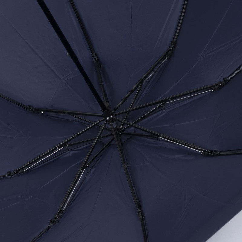GRACITO 15001B60 Mini Folding Umbrella, For Gentlemen, Easy Drops, Plain,