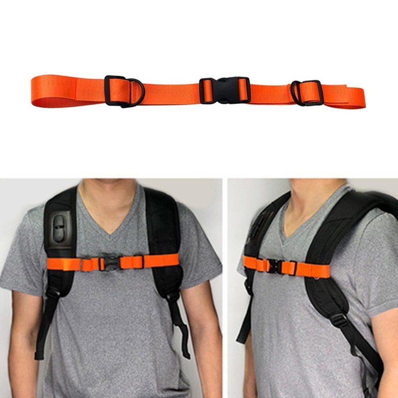 HSAJS Pack of 3 Adjustable Chest Strap for Backpack, Backpack