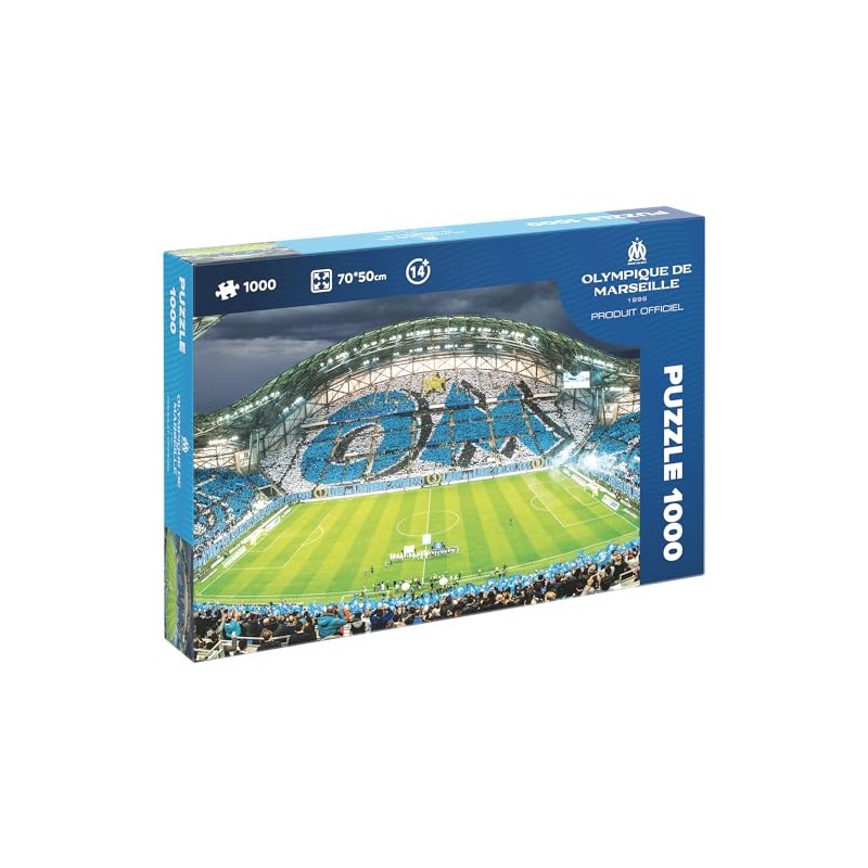 Megableu 678280 Olympique de Marseille Puzzle Tifo Blue