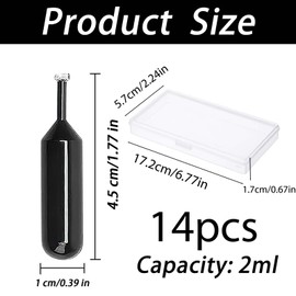 14 Pcs Identity Theft Protection Roller Stamp Ink with Box, Confidential Roller Stamp Ink Refills Set, Address Blocker Stamp Ink for Hiding Information Bank Receipts Bills Credit Card Discounts