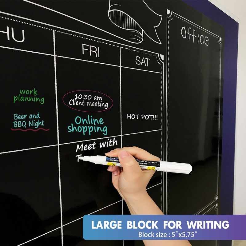Party Funny Dry Erase Black Laminated jumbo Chalk Board Wall
