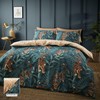 Catherine Lansfield Tropic Tiger Leaf Reversible Single Duvet Cover Set