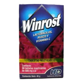 Lactobacilos, Rusco Y Vitamina C, C/90 Tabletas Mast Pack3