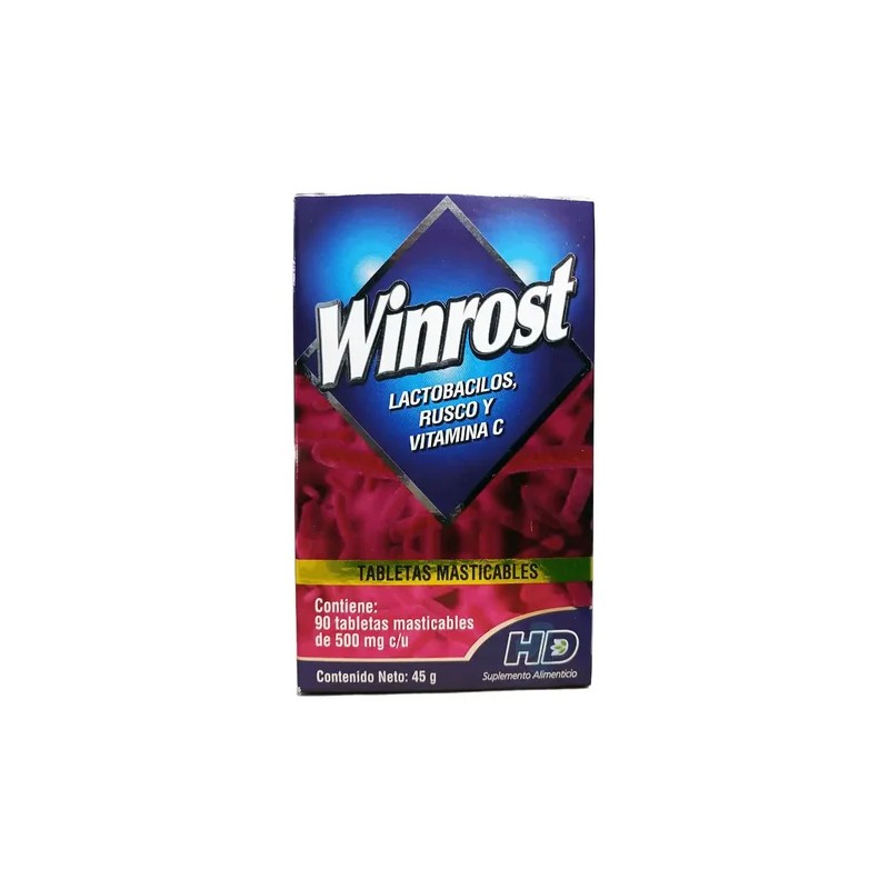 Lactobacilos, Rusco Y Vitamina C, C/90 Tabletas Mast Pack3