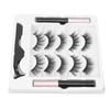 5 Pairs Magnetic Eyeliner Eyelash Kit Easy to Apply Natural