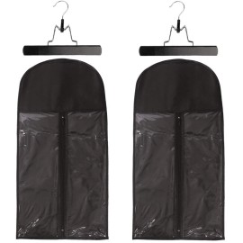 Kenvc 2 Pack Hair Extension Storage Bag Hair Extension Hanger with Zip Up Closure
