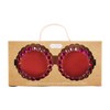 Mud Pie Cat Eye Toddler Girl Sunglasses & Strap Set,