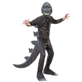 CAFELE Deluxe Dinosaur Costume King Monsters Cosplay Dress-Up Costume with Mask for Kids (L)