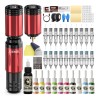 Kit Para Tatuar Profesional Inalámbrico 2x 2400mah Juemel