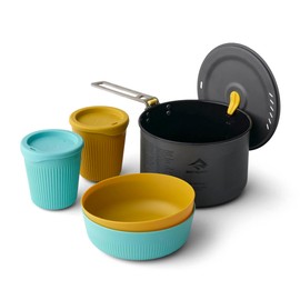 Sea to Summit Frontier Ultralight One Pot Cook Set, 2-Person (Pot, 2 Bowls, 2 Cups)
