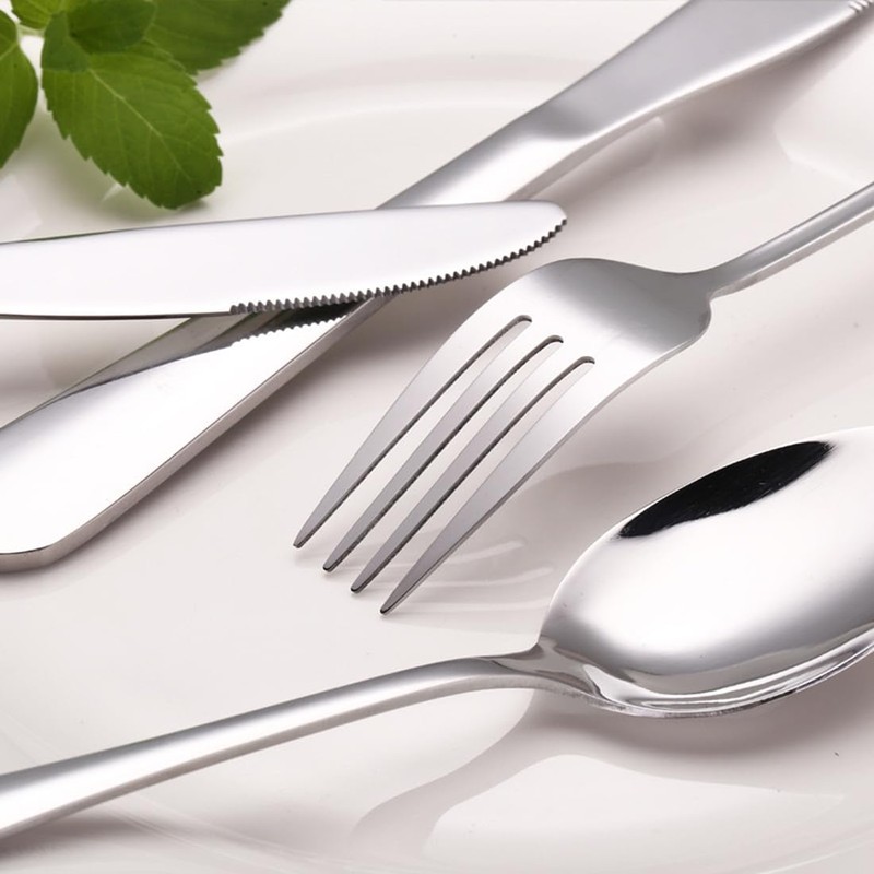 Dinner Forks 6 Pieces, Stainless Steel 20cm Table Forks Cutlery