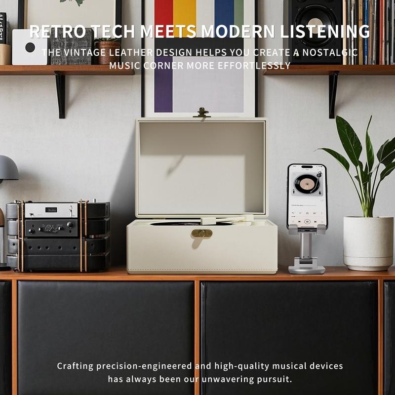 Yintiny Desktop Bluetooth 5.0 CD Player with Speaker, Portable CD