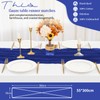 Royal Blue Cheesecloth Table Runner, 10FT x 21.5IN, Semi-Sheer Gauze