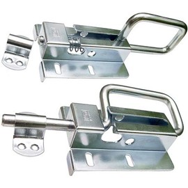 Door Bolt Bolt Bolt Sectional Door Bolt 120/12 Galvanised Silver (1)