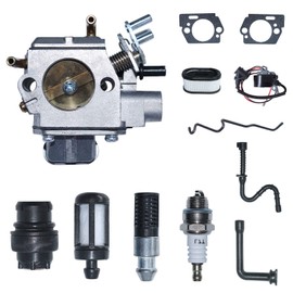 Mtanlo Carburetor Ignition Coil For Stihl 044 046 MS440 MS460 For Walbro HD-16C Chainsaws, Carburetor, Fuel Line, Oil Line, Fuel Filter, Oil Filter, Spark Plug, Carb Gasket, Air Filter