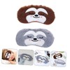 Healeved 2pcs Cute Animal Sleep Masks for Soft Plush Cartoon