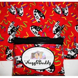 'NUGGLEBUDDY Microwaveable Moist Heat & Aromatherapy Organic Rice Pack. "MASQUERADE" Fabric with LAVENDER & LEMONGRASS Aromatherapy. See Over 100 Additional 'NuggleBuddy Selections by Searching for NUGGLEBUDDY under "All Departments."