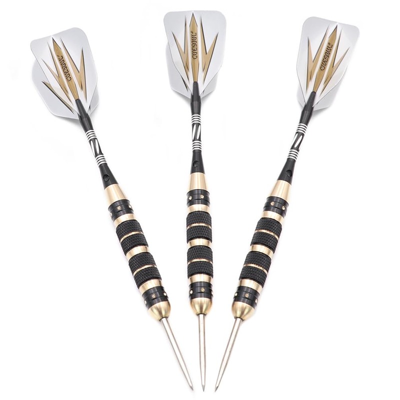 CUESOUL Archer 23 Grams Steel Tip Darts - Black Coating