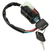 4 Pin Ignition Key Switch 4 Wire Compatible with Tao