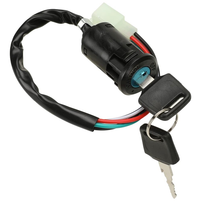 4 Pin Ignition Key Switch 4 Wire Compatible with Tao