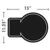 AutoPot 1Pot XL Tray and Lid with 3/8" Grommet